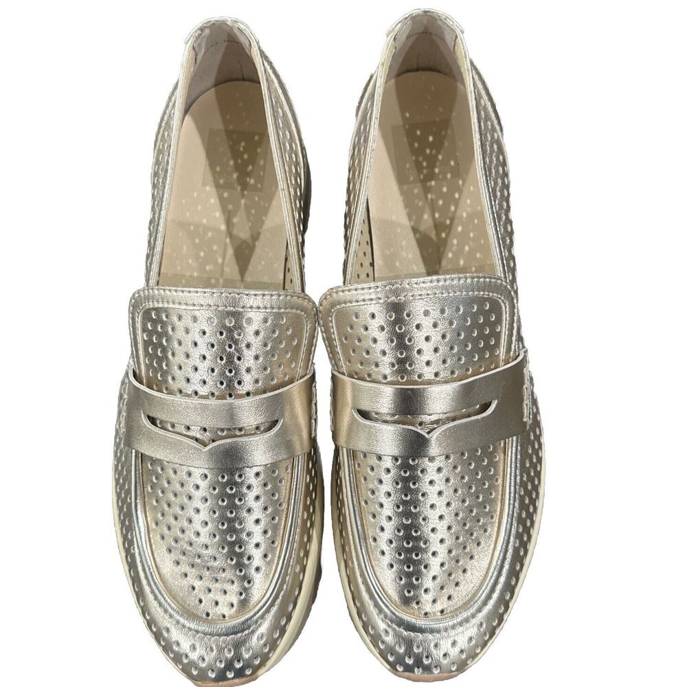 Dolce Vita Janine Slip-On Metallic Gold Rocker Design Size 10